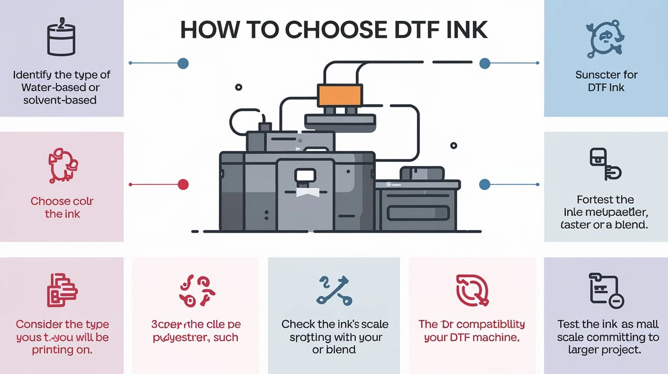 Crucial Factors in Choosing Quality DTF Printer Ink