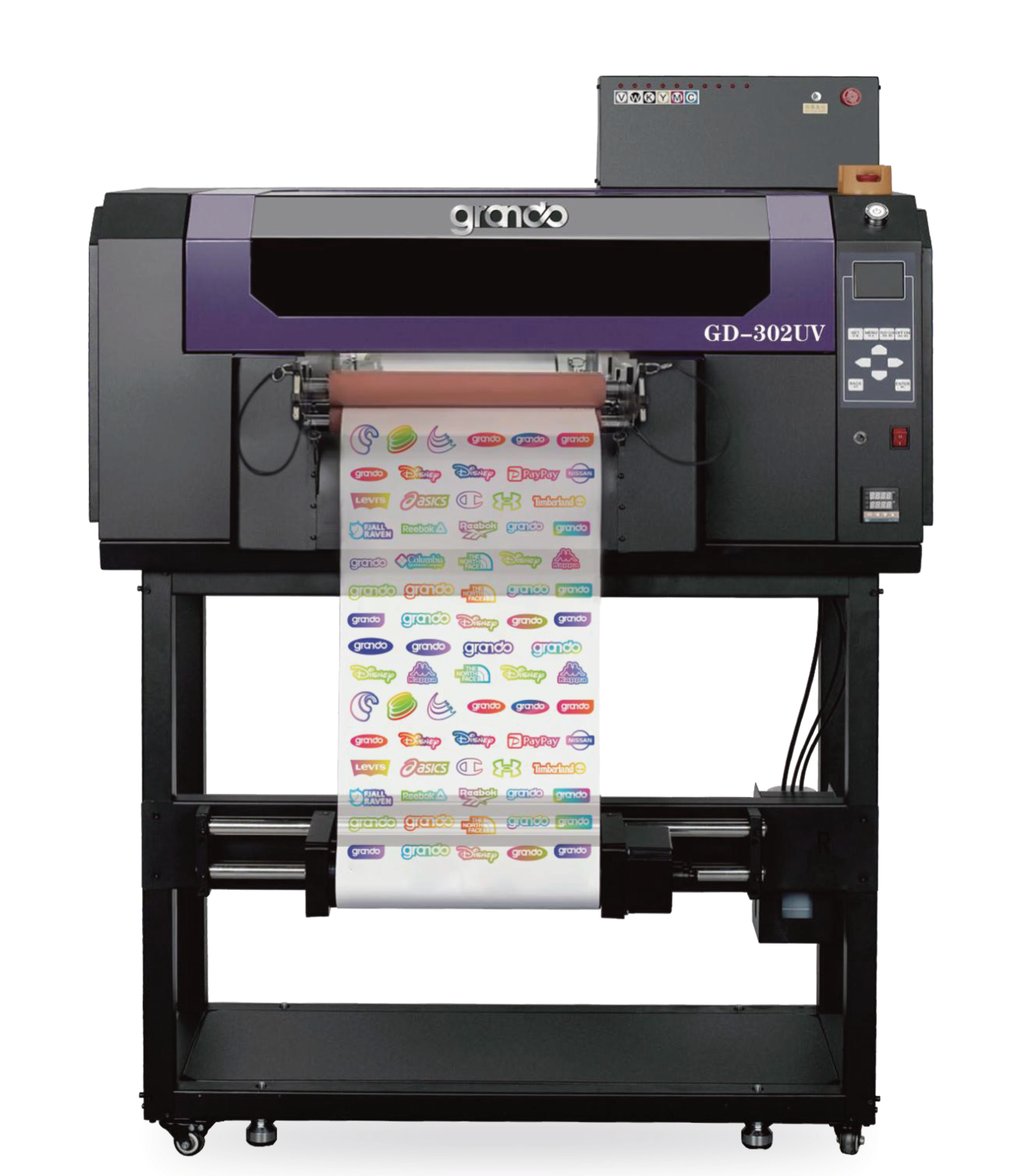 Grando GD-302UV 300 mm UV 3D gel-effect badge printer