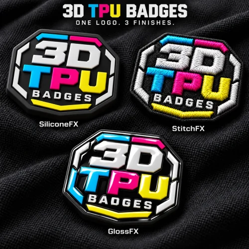 Stitched-and-glossy-3D-badge-trio