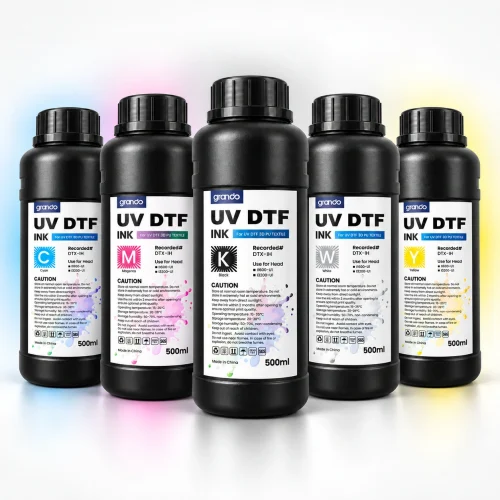 Grando UV DTF Ink 500ml – CMYK & White