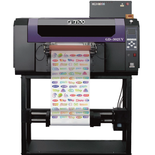 Grando GD-302UV 300 mm UV 3D gel-effect badge printer